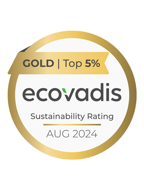 EcoVadis environmental Gold Medal logos